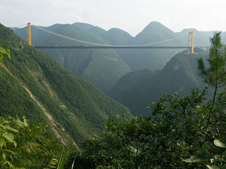 Sidu River Bridge, China - Highest Bridge in the World