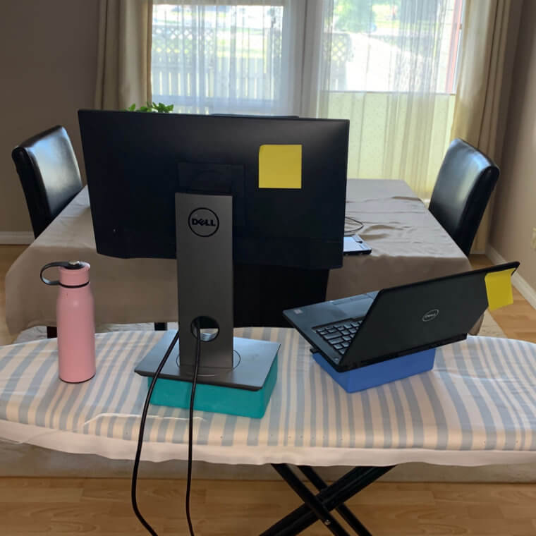 Need a Table? Try The Hotel Ironing Board