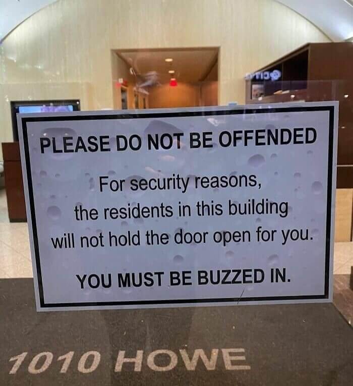 "Please Do Not Be Offended"