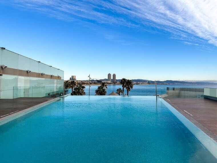 The Pool at W Barcelona, Spain
