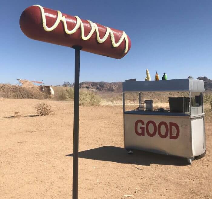 A Hotdog Stand in the Desert