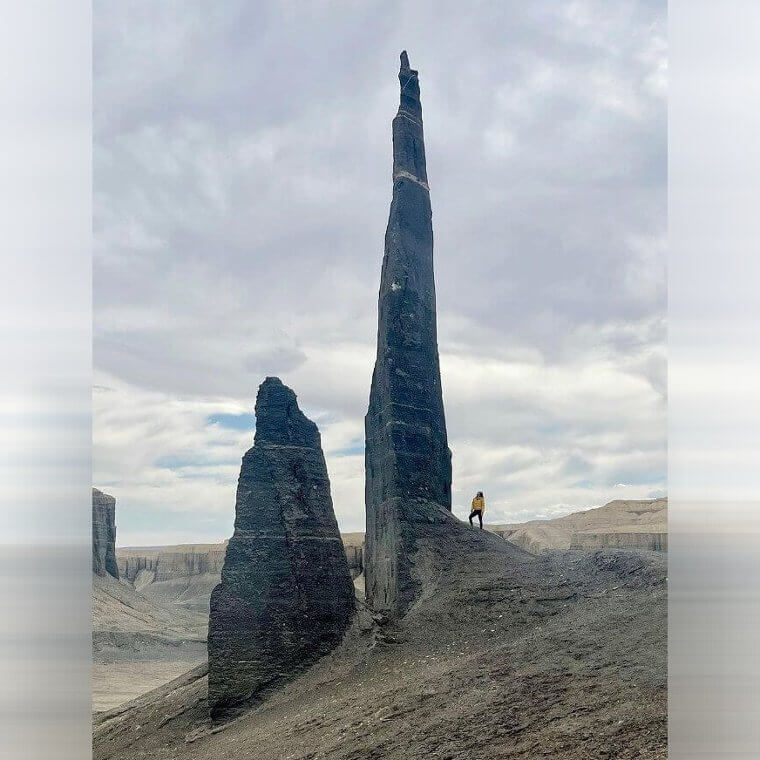 A Mysterious Obelisk in the Desert