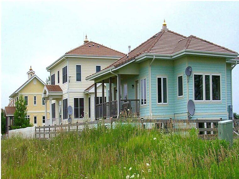 Maharishi Vedic City, IA - All Their Houses Look the Same
