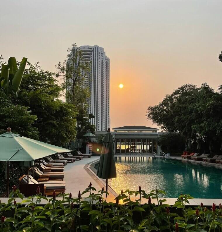 The Pool at Mandarin Oriental, Bangkok, Thailand