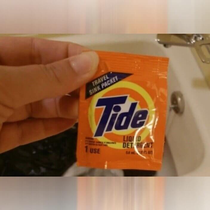 Get Travel-Size Liquid Detergent Packets