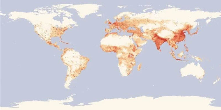 Populations Across The Map
