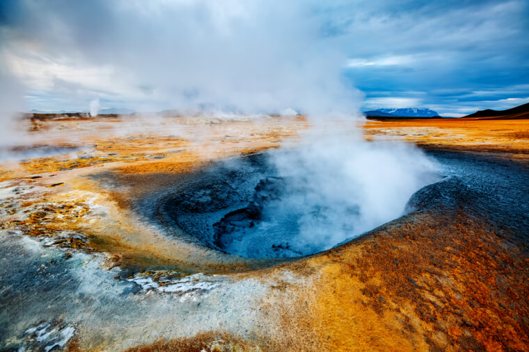​Steam Erupting In Hverir, Iceland
