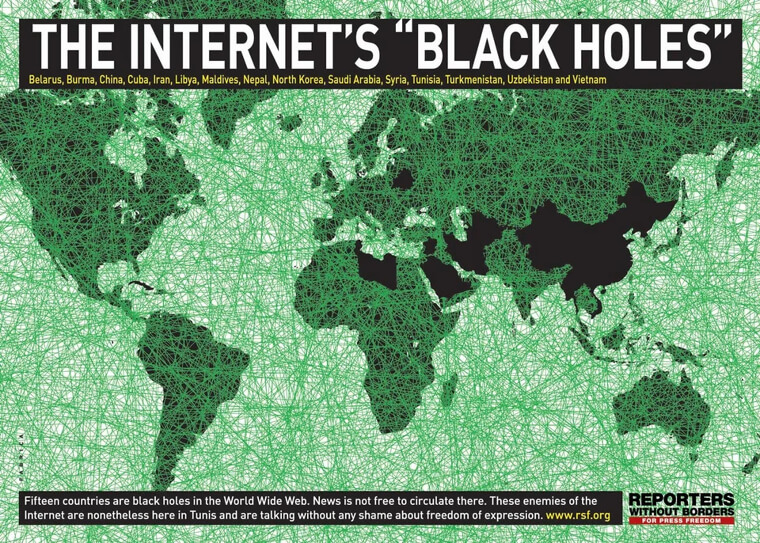Countries That Block News And Freedom Of Expression Online