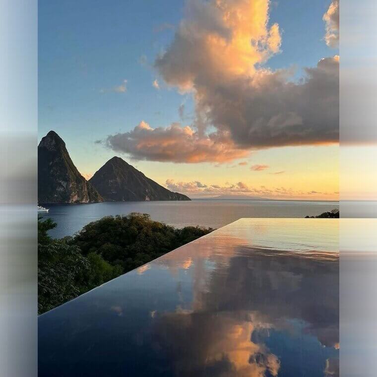 The Pool at Jade Mountain Resort, St. Lucia