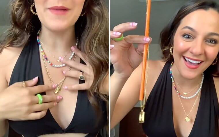 Straws Keep Necklaces Tangle-Free on the Go