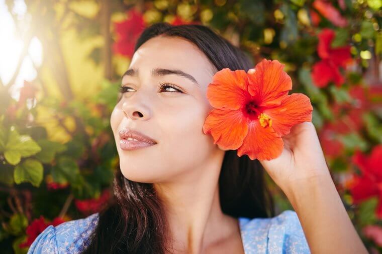 Putting a Flower in Your Hair Relays a Secret Message