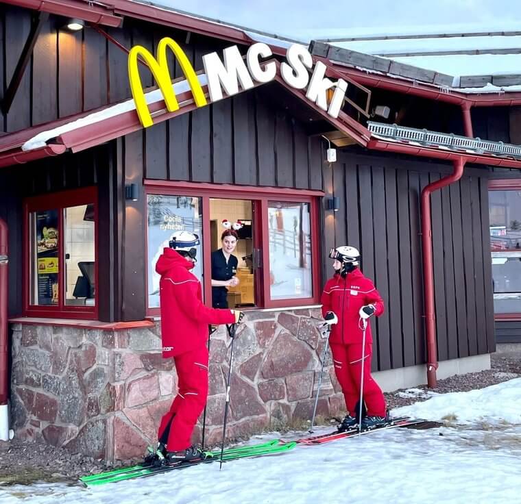Forget Drive-Through - Sweden Has Ski-Through