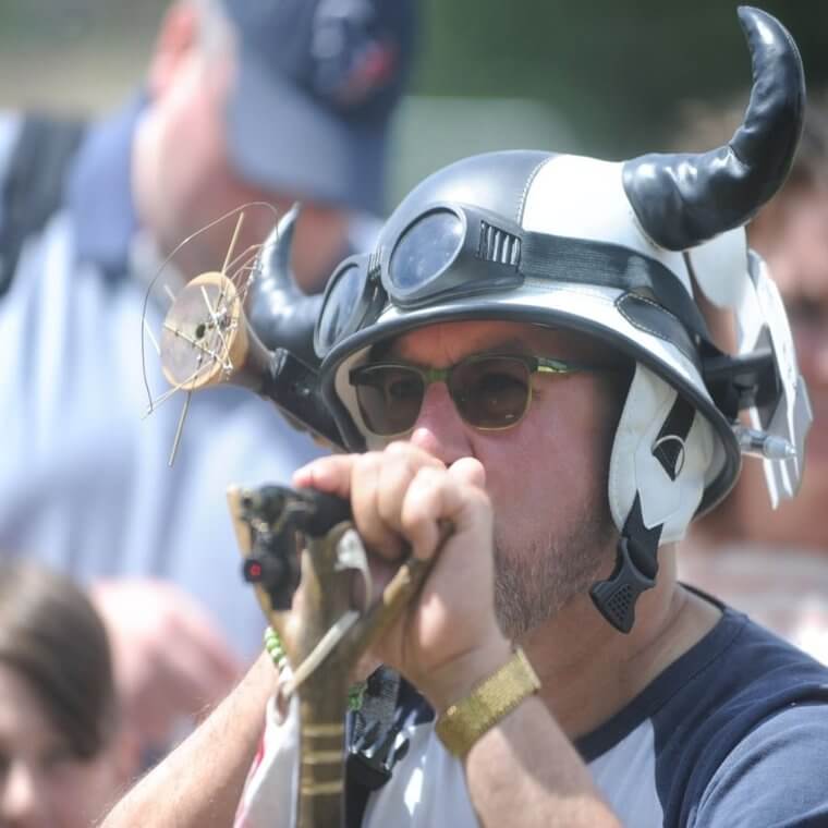 The World Pea Shooting Championship in the UK