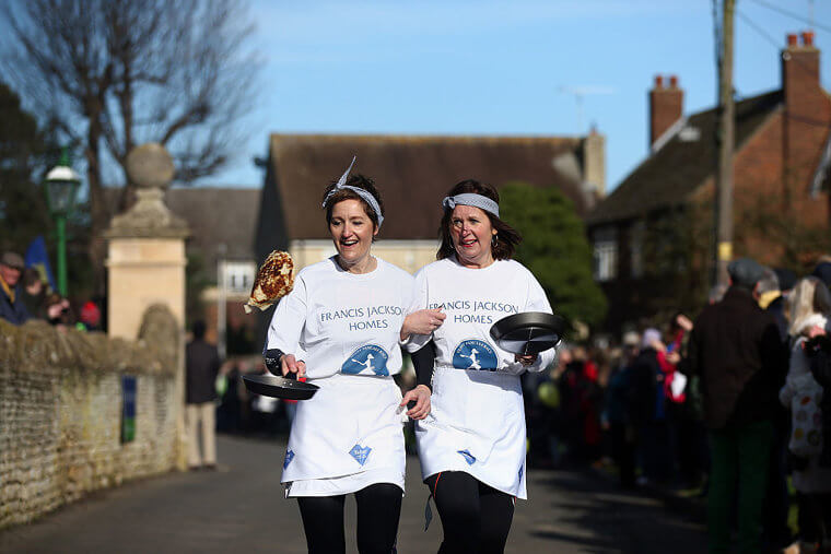 World Pancake Racing Championships, The UK