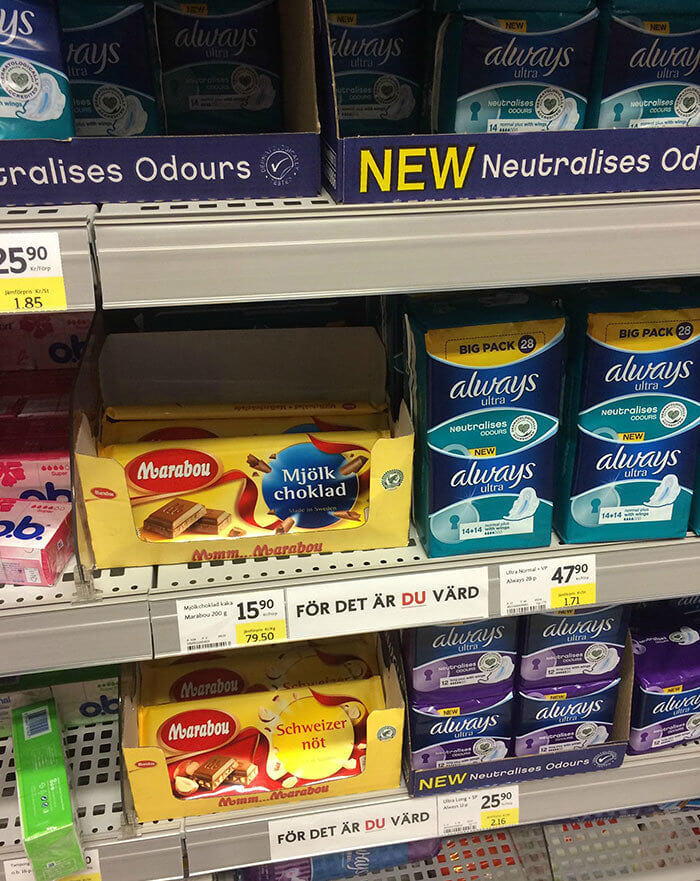 Swedish Supermarkets Know Their Female Clientele