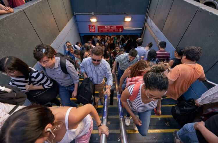Stand On The Opposite Side Of The Escalator