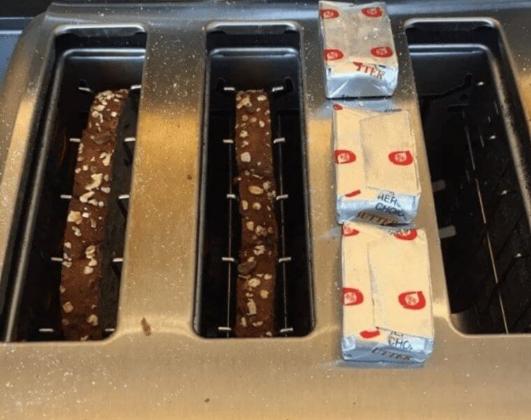 Butter Melter for a Quick Lunch on the Go