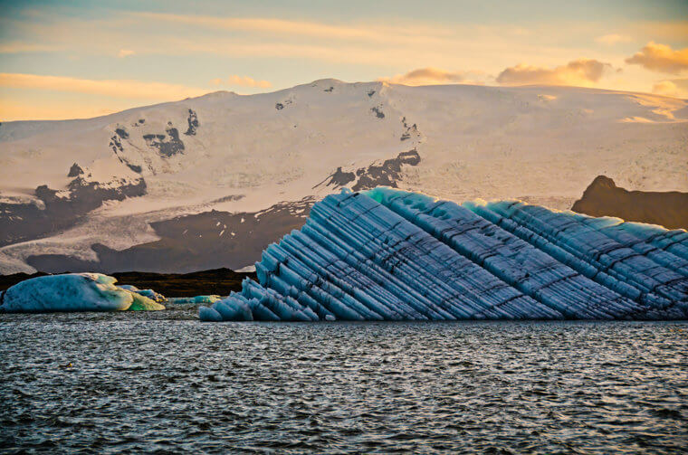 ​Antarctica’s Amazing Striped Icebergs