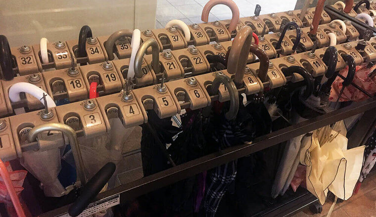 A Place to Lock Umbrellas