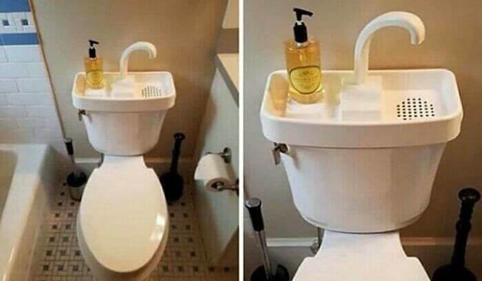An Eco Friendly Toilet-Sink Combo