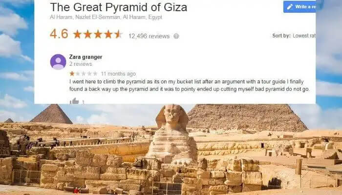 Don't Visit the Great Pyramid of Giza, It's Too Pointy