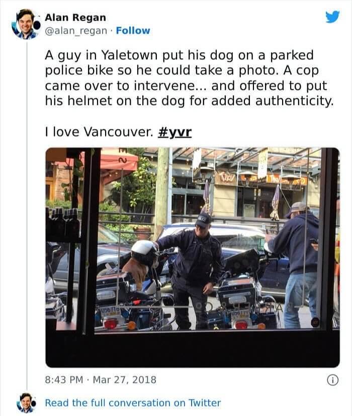Canadian Cops Are Bred Different