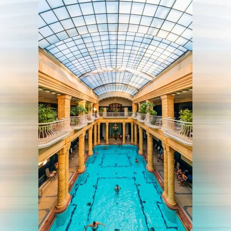 The Pools at the Gellért Spa, Budapest Are an Oasis in the Middle of the City
