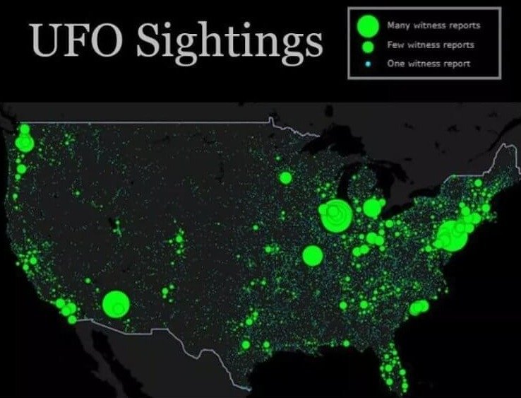 Aliens Are Really Obsessed With the Northeast