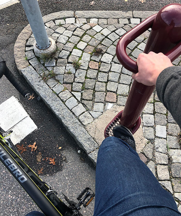 Bikers Can Grab Onto This While Waiting for a Light to Change