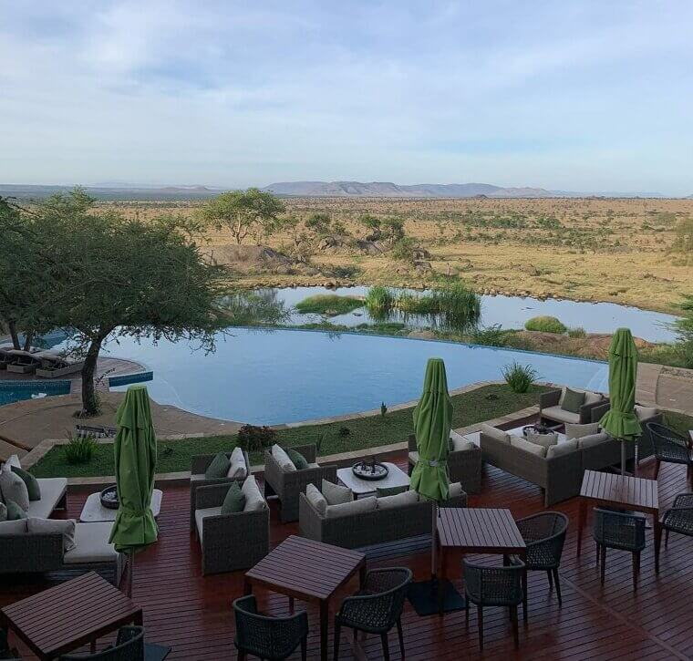 Observe Wild Animals From the Pool at Four Seasons Safari Lodge, Tanzania