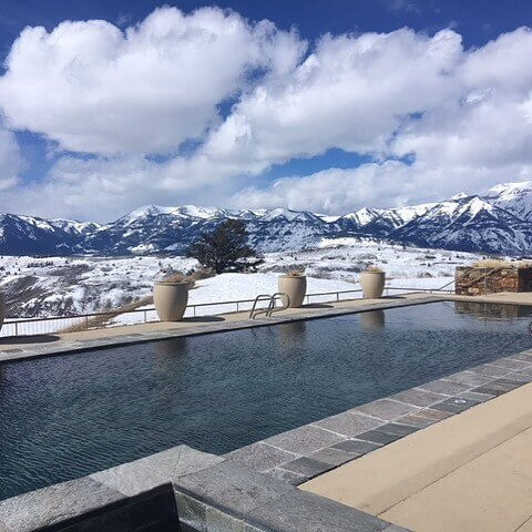 Relax at the Amangani Hotel, Wyoming, USA