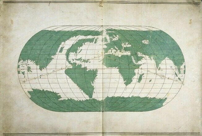 An Accurate 1567 Map By Ottoman Sailor Ali Macar Reis