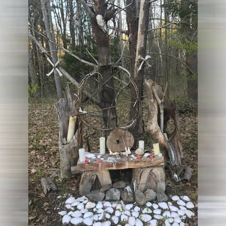 A Candlelit Altar