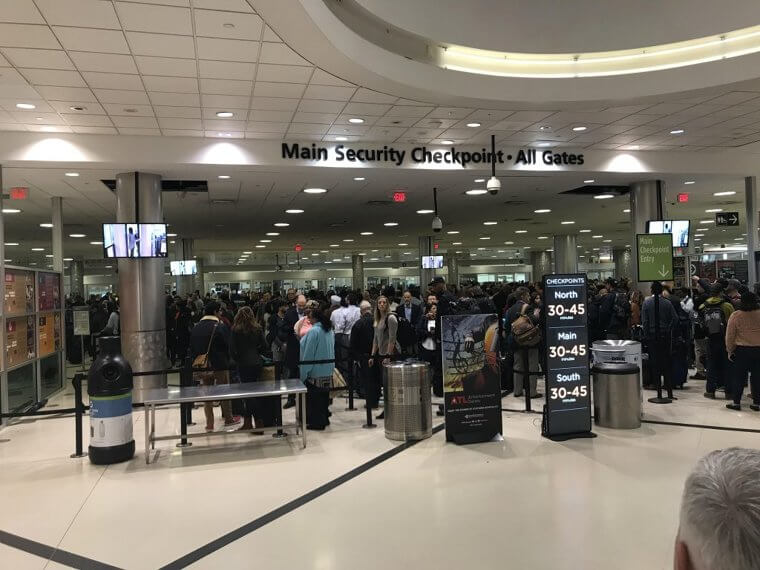 Go Left for a Shorter Security Line