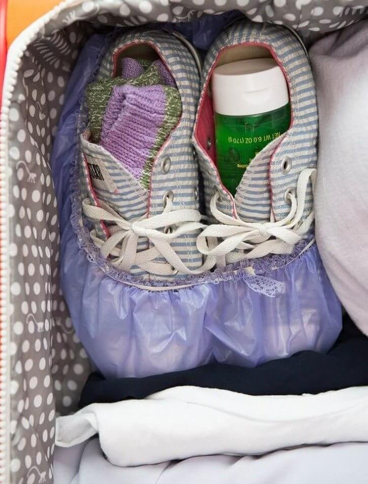 Stuff Your Sneakers With Small Things to Maximize Space in Your Luggage