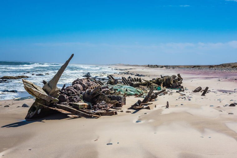 Skeleton Coast Beach - Skeleton Beach, Namibia