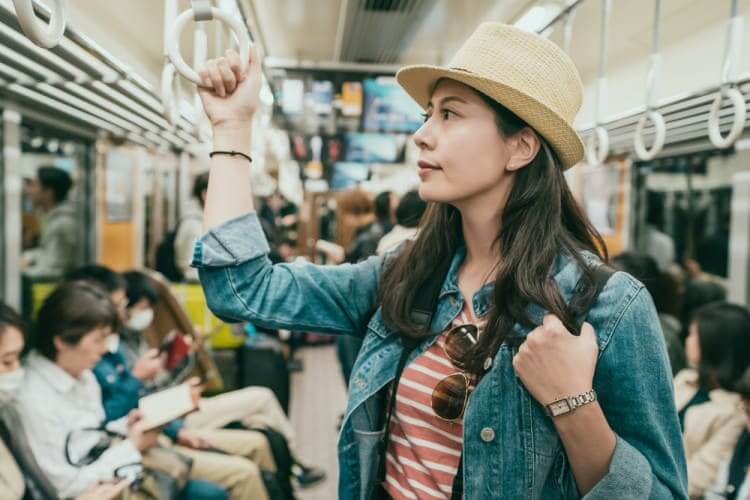 Rudely Push People Around In Public Transportation