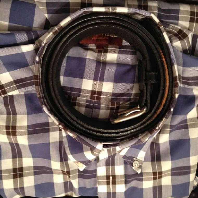 The Belt Trick for Keeping Your Dress Shirts Wrinkle-Free